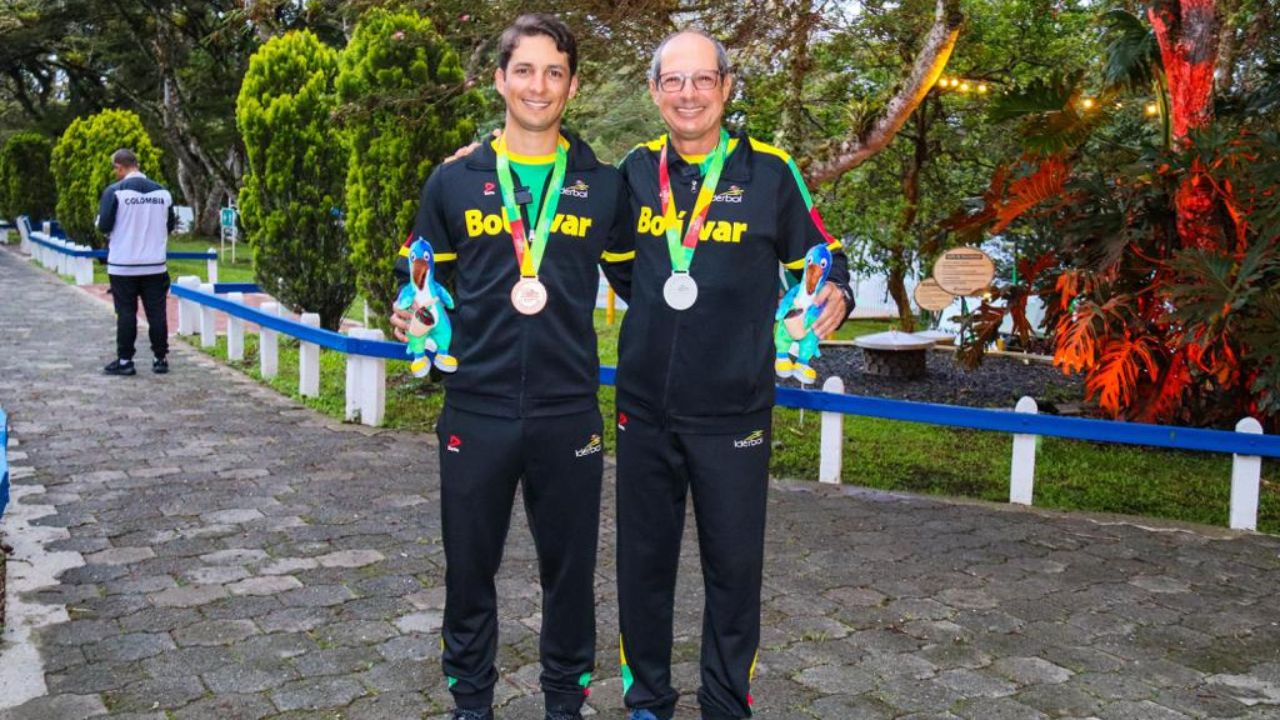 Juegos Nacionales Los Martínez padre e hijo entregan dos medallas en