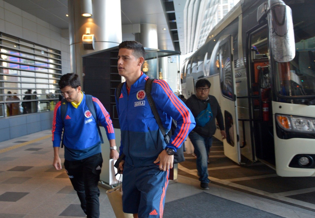 Selección Colombia - Llegada a Corea del Sur