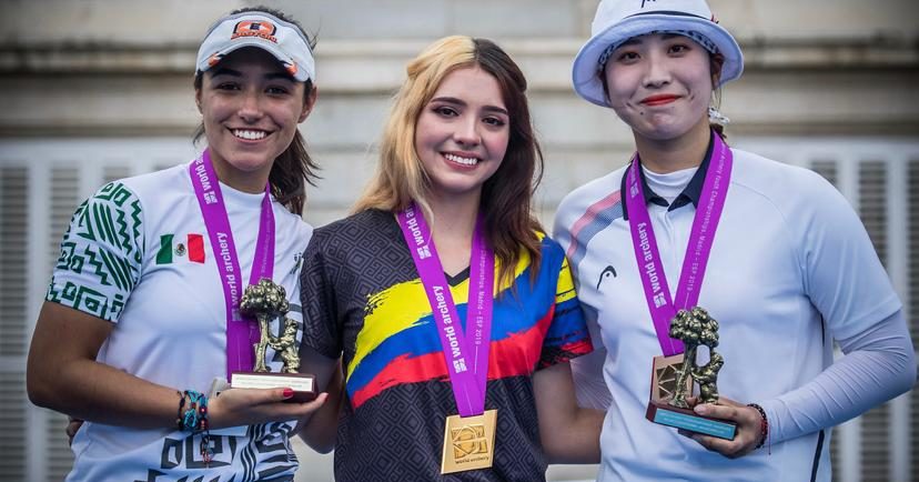 Valentina Acosta, campeona mundial juvenil de arco recurvo ...