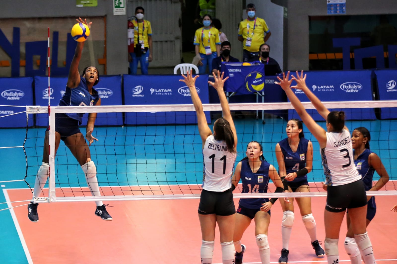 Colombia es líder del voleibol femenino en los Panamericanos júnior