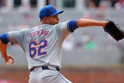 El lanzador arjonero tiene marca de 1-1 en tres aperturas esta temporada con NY Mets. Su efectividad es de 3.45.