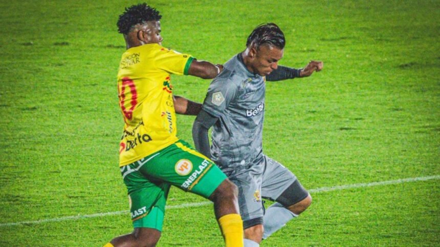 Real Cartagena ganó en Bogotá con gol de Miguel Murillo. Los Heroicos se jugarán la épica el lunes en el Morón: deben vencer 3-0 a Orsomarso.