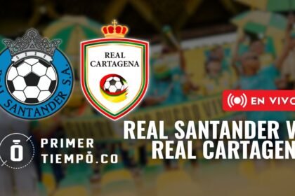 Partido Real Santander vs Real Cartagena, por la fecha 1 del Torneo Betplay Dimayor I 2026, en vivo y en directo online.