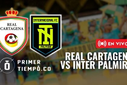 Partido Real Cartagena vs Inter Palmira, por la fecha 9 del Torneo Betplay Dimayor I 2026, en vivo y en directo online.