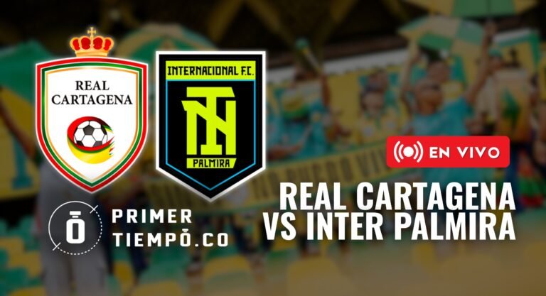 Partido Real Cartagena vs Inter Palmira, por la fecha 9 del Torneo Betplay Dimayor I 2026, en vivo y en directo online.