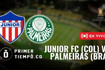 Partido Junior de Barranquilla vs Palmeiras de Brasil por la fecha 1 del Grupo F de la Copa CONMEBOL Libertadores 2026 en vivo y en directo online.