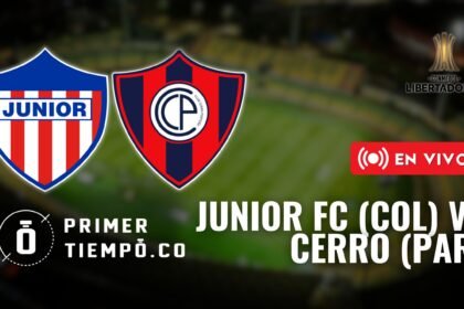 Partido Junior de Barranquilla vs Cerro Porteño de Paraguay por la fecha 4 del Grupo F de la Copa CONMEBOL Libertadores 2026 en vivo y en directo online.