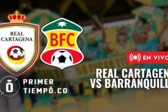 Partido Real Cartagena vs Barranquilla FC, por la fecha 6 cuadrangulares del Torneo Betplay Dimayor I 2026, en vivo y en directo online.