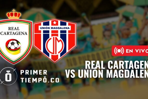 Partido Real Cartagena vs Unión Magdalena, por la fecha 3 cuadrangulares del Torneo Betplay Dimayor I 2026, en vivo y en directo online.