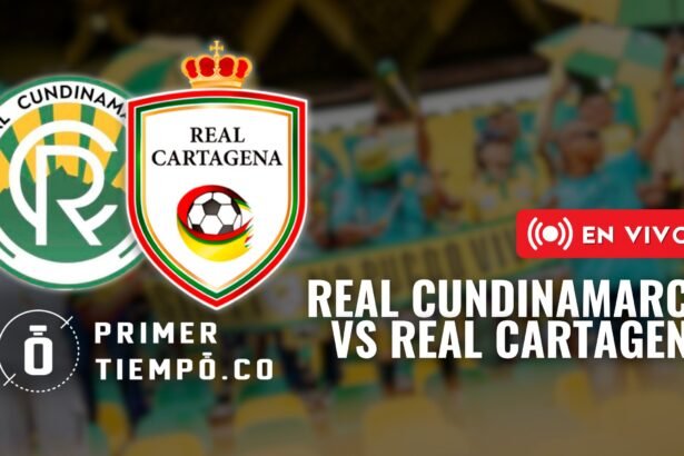 Partido Real Cundinamarca vs Real Cartagena, por el Torneo Betplay Dimayor II 2026 en vivo y en directo online.