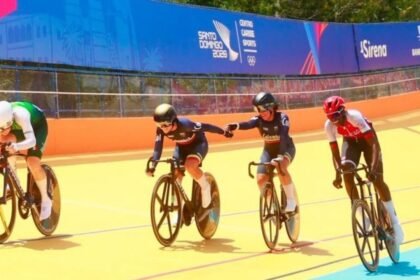 Lina Hernández y Elizabeth Castaño brillan con oro en prueba madison