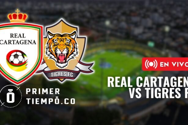 Partido Real Cartagena vs Tigres FC, fecha 7 del Torneo Betplay Dimayor II 2026 en vivo y en directo online.