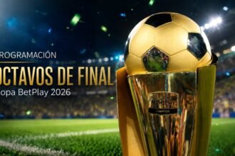 Copa BetPlay 2026: programación completa de los octavos de final