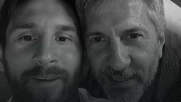 Fútbol mundial se solidariza con Lionel Messi por la muerte de su padre