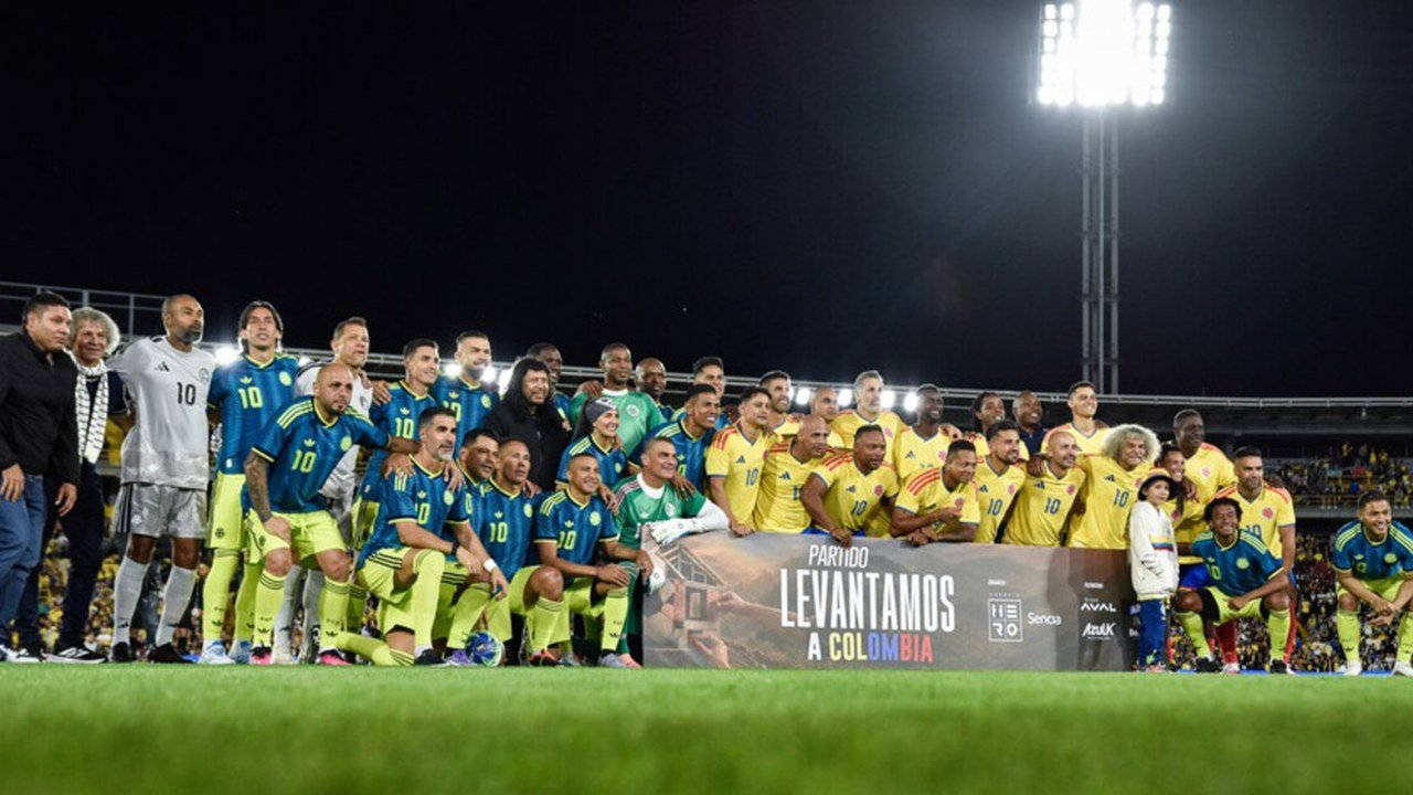Leyendas del fútbol colombiano se unen en el partido benéfico 'Levantemos a Colombia'