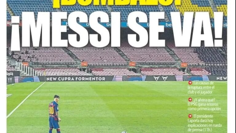 Lionel Messi aún resuena el impacto de su salida del Barcelona