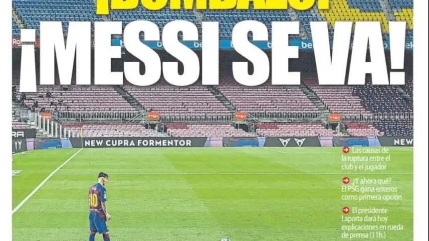 Lionel Messi aún resuena el impacto de su salida del Barcelona