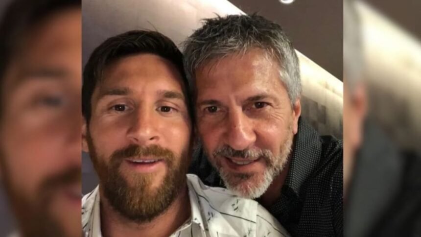 Lionel Messi llegó a Argentina para despedir a su padre