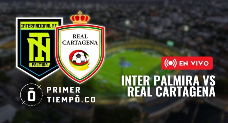 Partido Inter Palmira vs Real Cartagena, fecha 9 del Torneo Betplay Dimayor II 2026 en vivo y en directo online.
