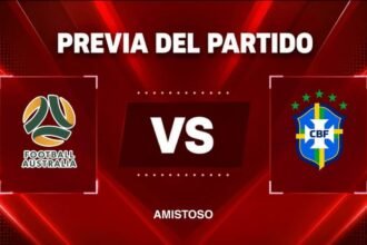 Australia recibe a Brasil en amistoso internacional
