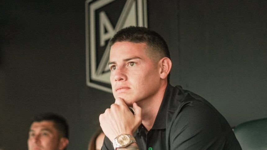 James Rodríguez viajaría a Bogotá con Nacional para el duelo contra Inter