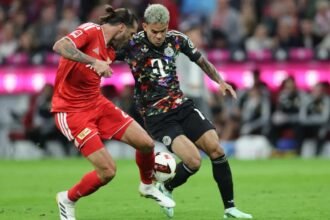 Luis Díaz fue titular en la goleada del Bayern Múnich sobre Unión Berlín