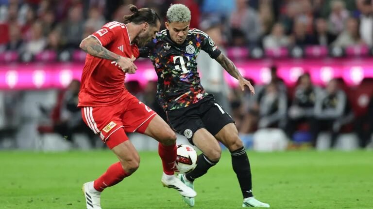 Luis Díaz fue titular en la goleada del Bayern Múnich sobre Unión Berlín