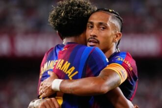 Raphinha lidera la tabla de goleadores en La Liga