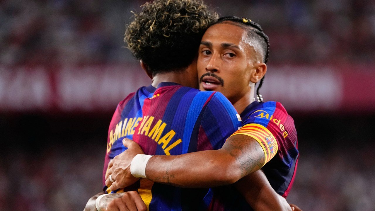 Raphinha lidera la tabla de goleadores en La Liga