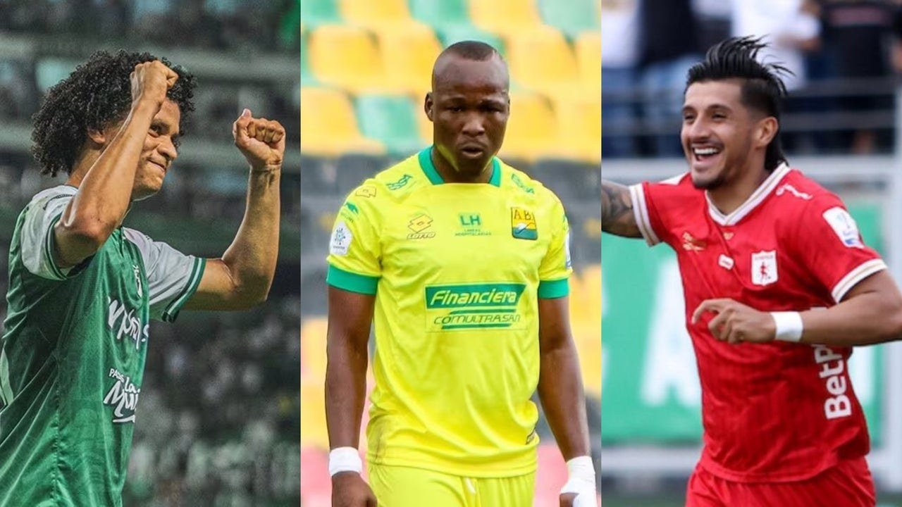 Yeison Guzmán lidera la tabla de goleadores de la Liga BetPlay tras la fecha 12
