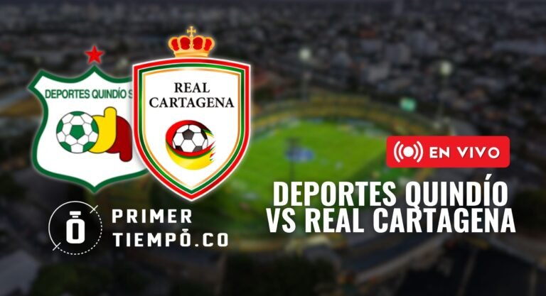 Partido Deportes Quindío vs Real Cartagena, fecha 13 del Torneo Betplay Dimayor II 2026 en vivo y en directo online.