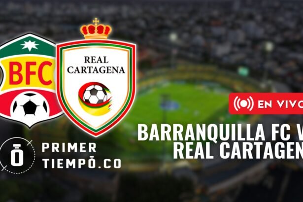 Partido Barranquilla FC vs Real Cartagena, fecha 15 del Torneo Betplay Dimayor II 2026 en vivo y en directo online.