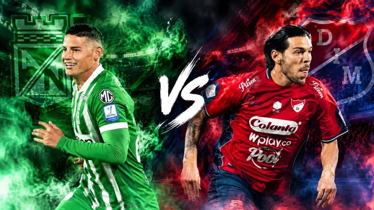 Atlético Nacional vs Medellín: clásico que definirá posiciones clave