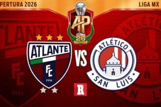 Atlante y San Luis se juegan el pase a cuartos de Liga MX