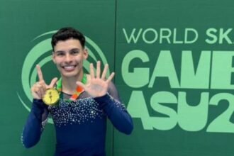 Brayan Carreño se consagra como el más ganador en la historia del patinaje colombiano