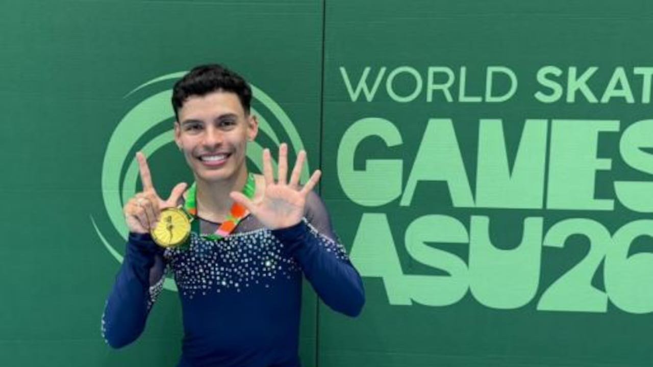 Brayan Carreño se consagra como el más ganador en la historia del patinaje colombiano