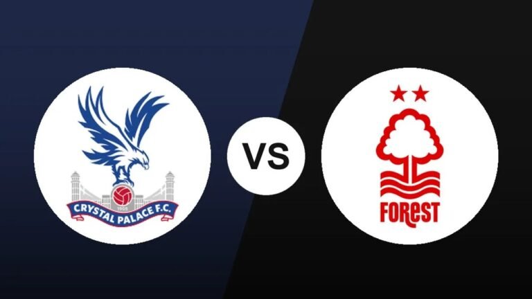 Crystal Palace y Nottingham Forest se enfrentan en la Premier League