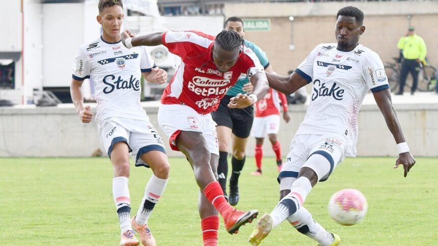Fortaleza empata con Santa Fe en partido polémico por la Copa BetPlay