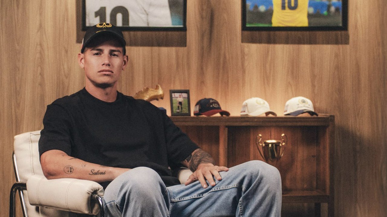 James Rodríguez se lanza al mundo de la moda con colaboración exclusiva