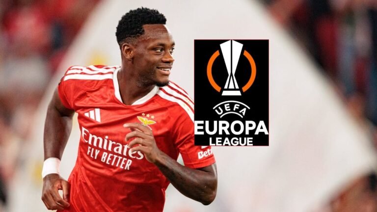 Jhon Durán brilla con doblete en la Europa League con el Benfica