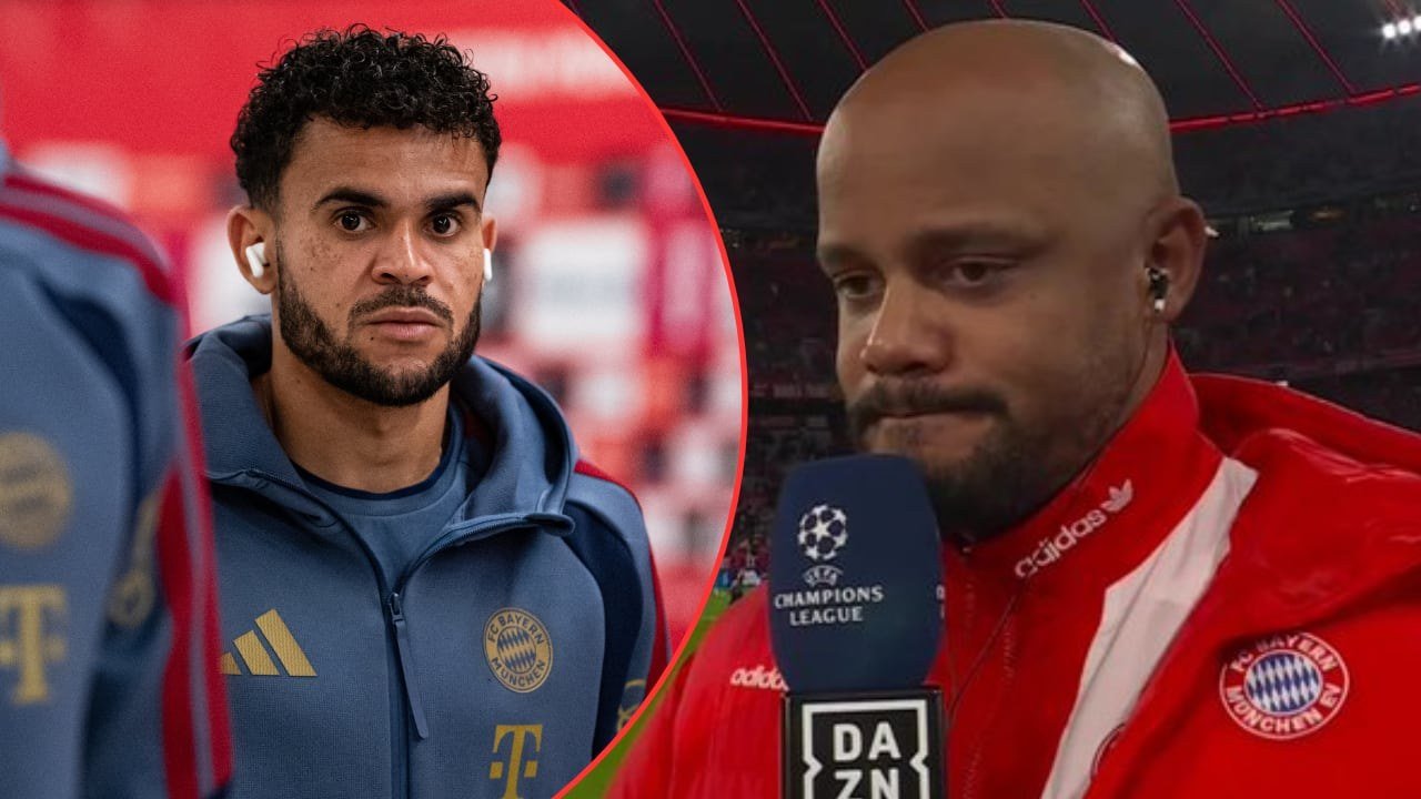 Kompany explica por qué Luis Díaz fue suplente ante el Arsenal