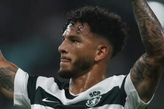 Luis Javier Suárez anota en el empate del Sporting ante SC Braga