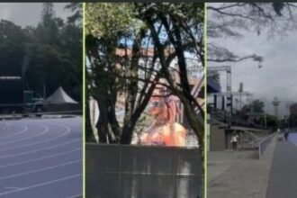 Preocupación por el uso de la pista de atletismo en Medellín para festival EDC