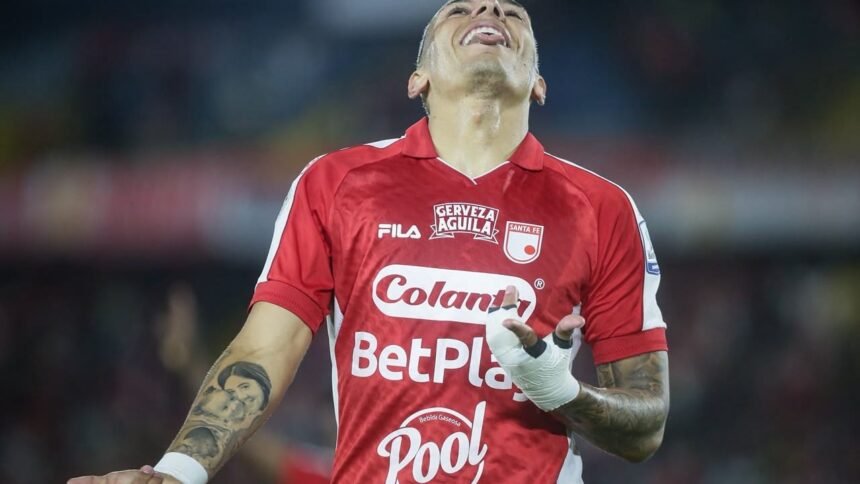 Santa Fe vence al Bucaramanga y se afianza en el cuarto puesto de la tabla