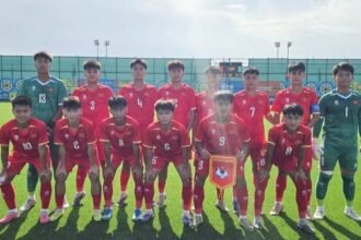 Victoria de Vietnam Sub-15 frente a Brunéi en el Mundial de la FIFA