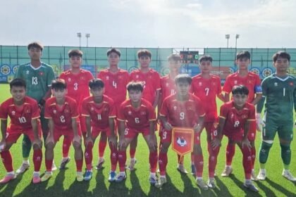 Victoria de Vietnam Sub-15 frente a Brunéi en el Mundial de la FIFA